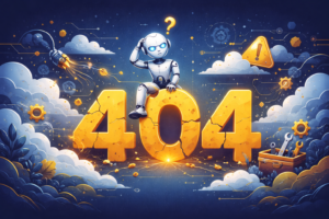 Capa da página 404 da marca Chaveta